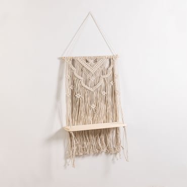 Gobelin Z Półką Ścienną Z Bawełny Elizama D - Sklum