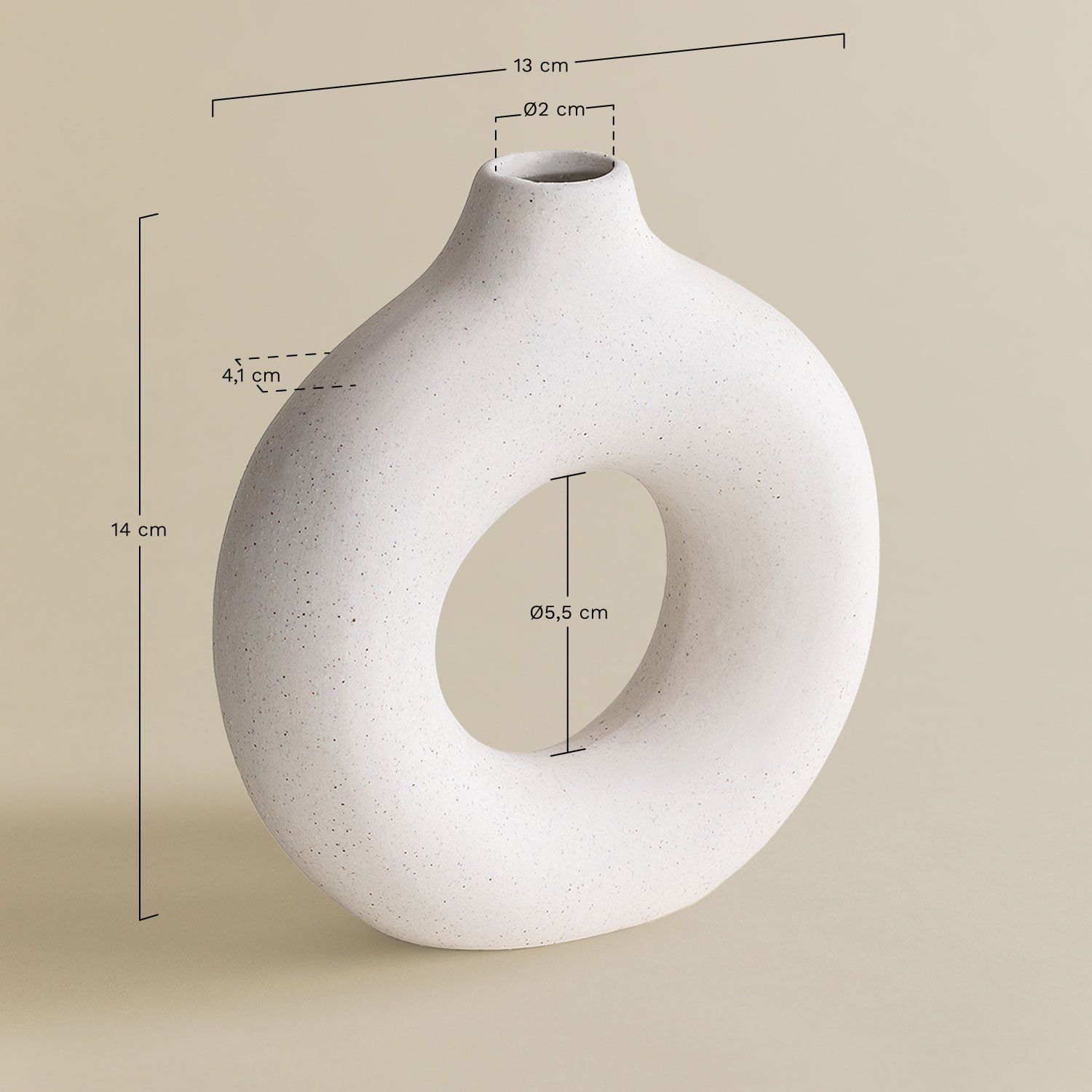 Wazon ceramiczny Dalita, rozmiary