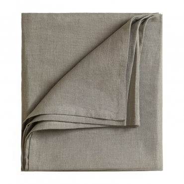 Więzienie Mantel En Lino Bamboo Green & 145 X 240 Cm - Sklum
