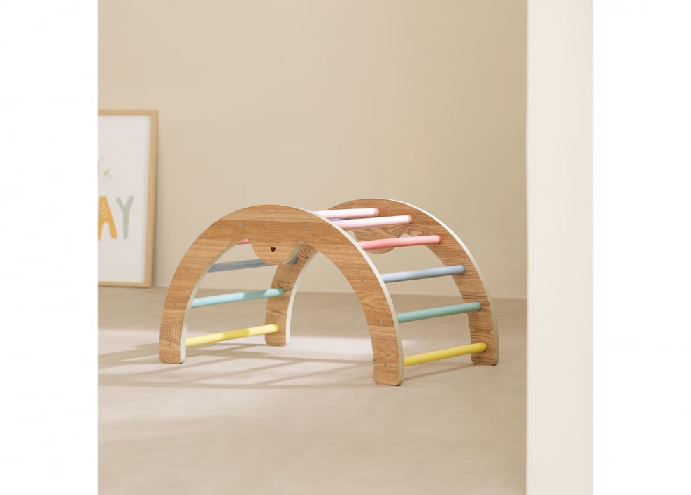 Arco do nauki z drewna Pyqer Colors Kids