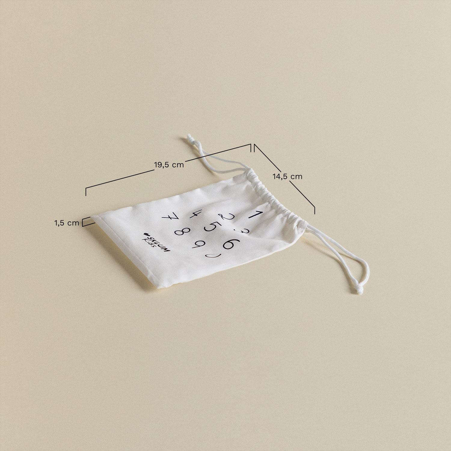 Gra edukacyjna z drewna bukowego Ugga Kids, rozmiary