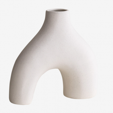 Wazon Ceramiczny Sarkis Biała - Sklum
