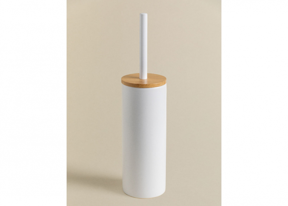 Szczotka toaletowa Elvan ceramiczno-bambusowa