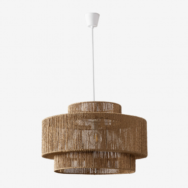 Zewnętrzna Lampa Sufitowa Kena Z Plecionego Papieru Ø60 Cm - Sklum