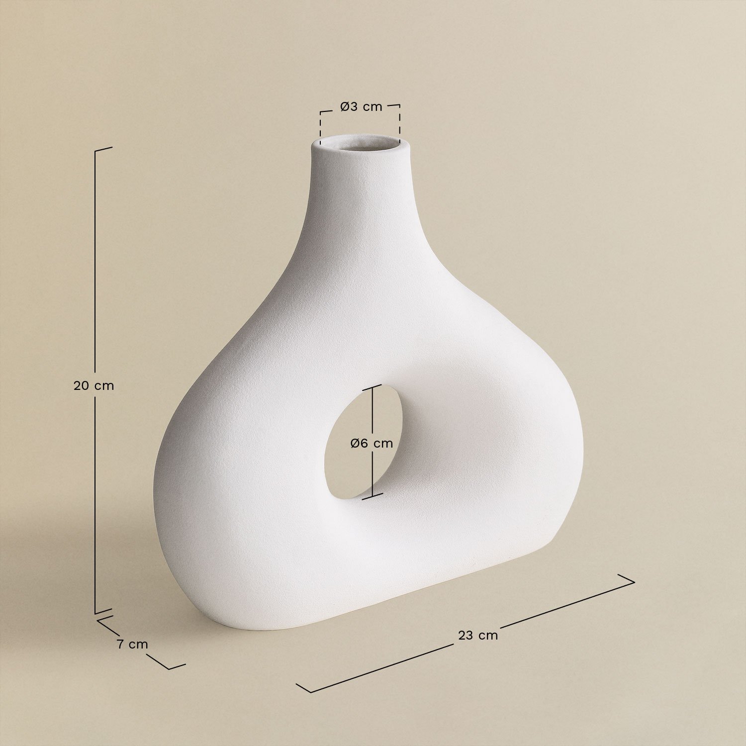 Wazon ceramiczny Sabel, rozmiary