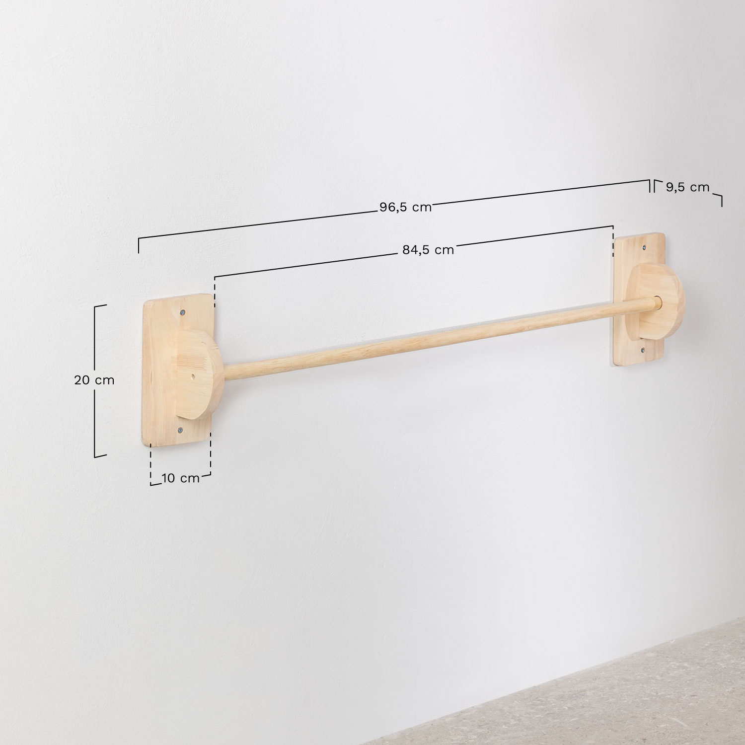 Drazek do Nauki Wstawania Pyqer Natural Kids, rozmiary