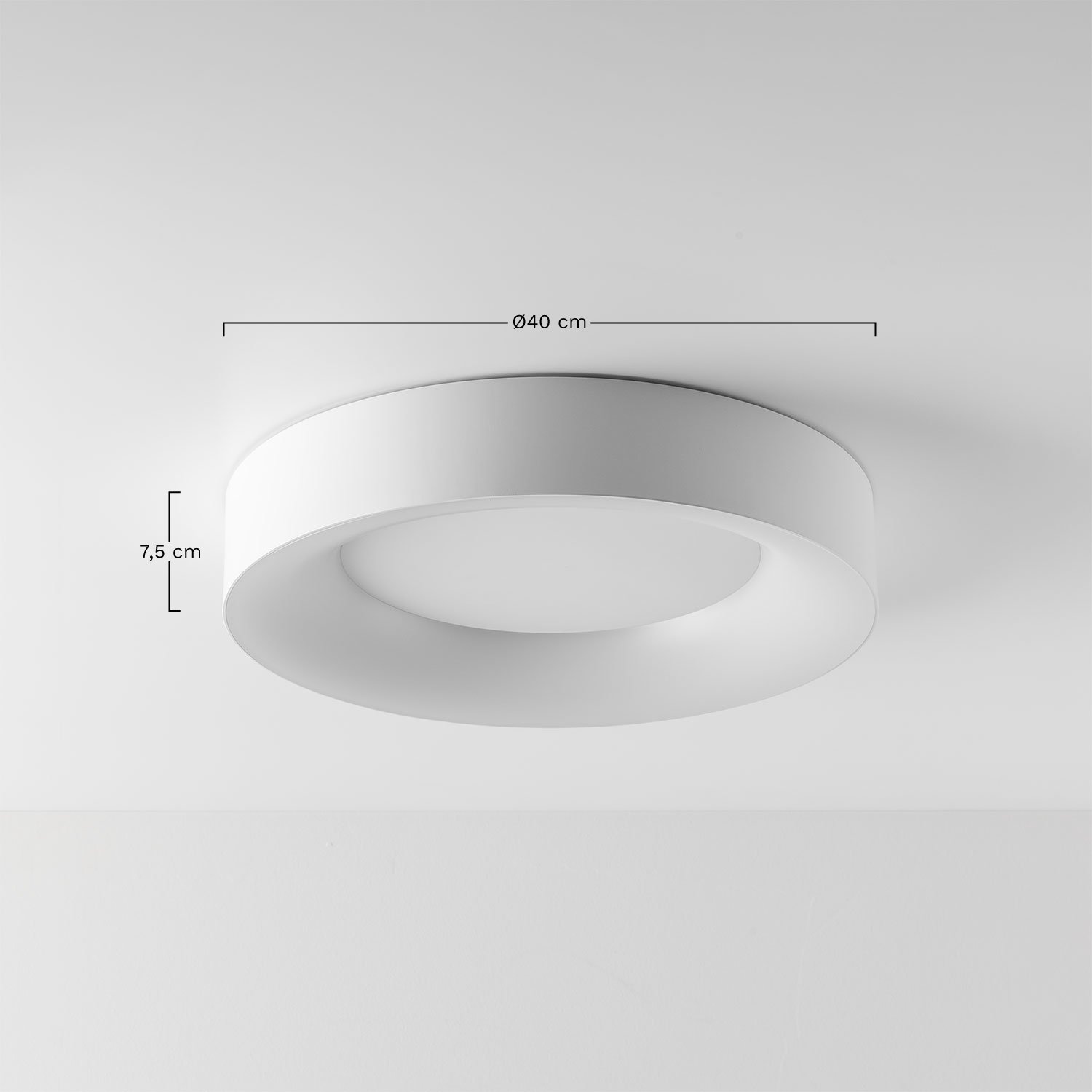 Lampa sufitowa LED Ignasi, rozmiary