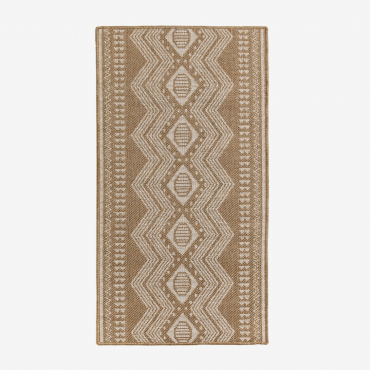 Dywan Zewnętrzny Ariane Beige Migdałowa & 150 X 80 Cm - Sklum