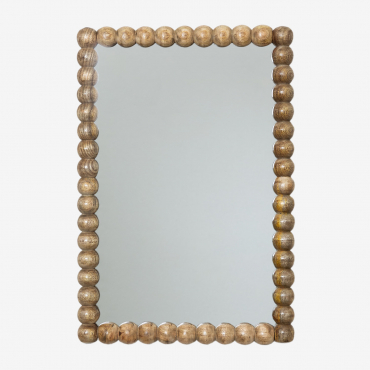 Prostokątny Panel Ścienny Z Drewna Mango (47x68 Cm) Fearne Drewno Mango - Sklum