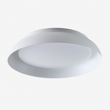 Plafon Sufitowy Led Do Użytku Zewnętrznego Ze Stali Azanuy Biała - Sklum