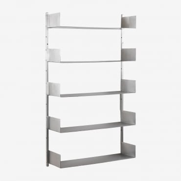 Półka Ścienna Ze Stali Nierdzewnej Nolvia Acero - Sklum