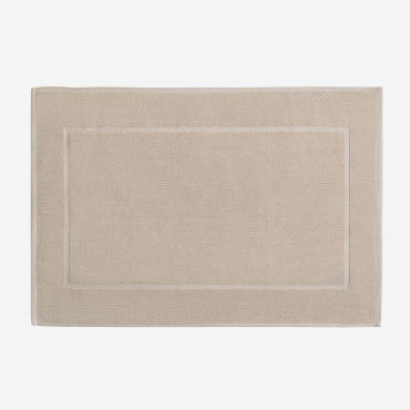 Dywanik Łazienkowy Prostokątny 55x80 Cm Z Bawełny Selyra Kremowa Tapioca - Sklum