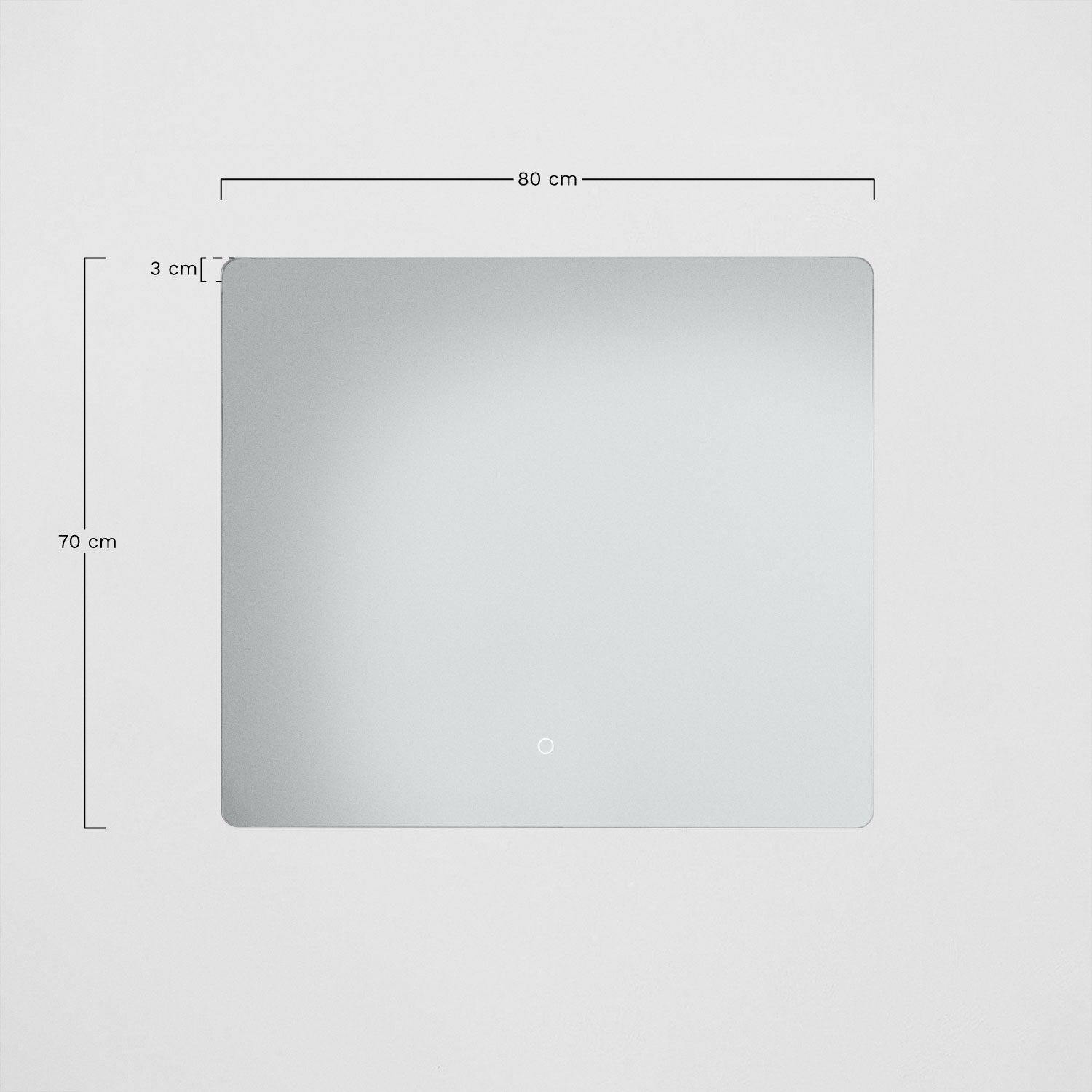 Zestaw wiszących mebli łazienkowych zintegrowany z umywalką Jacob, rozmiary