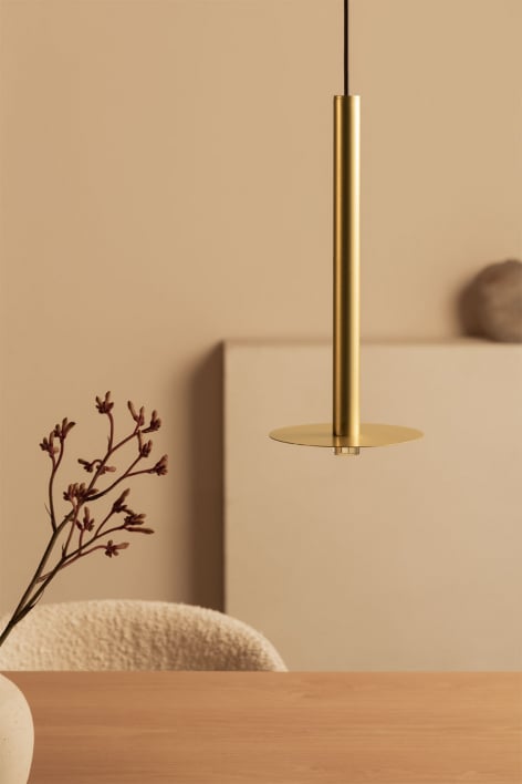 Lampa sufitowa wisząca LED z metalu Dresel