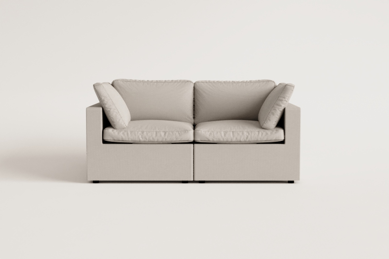 Dwuczęściowa modułowa sofa Airton