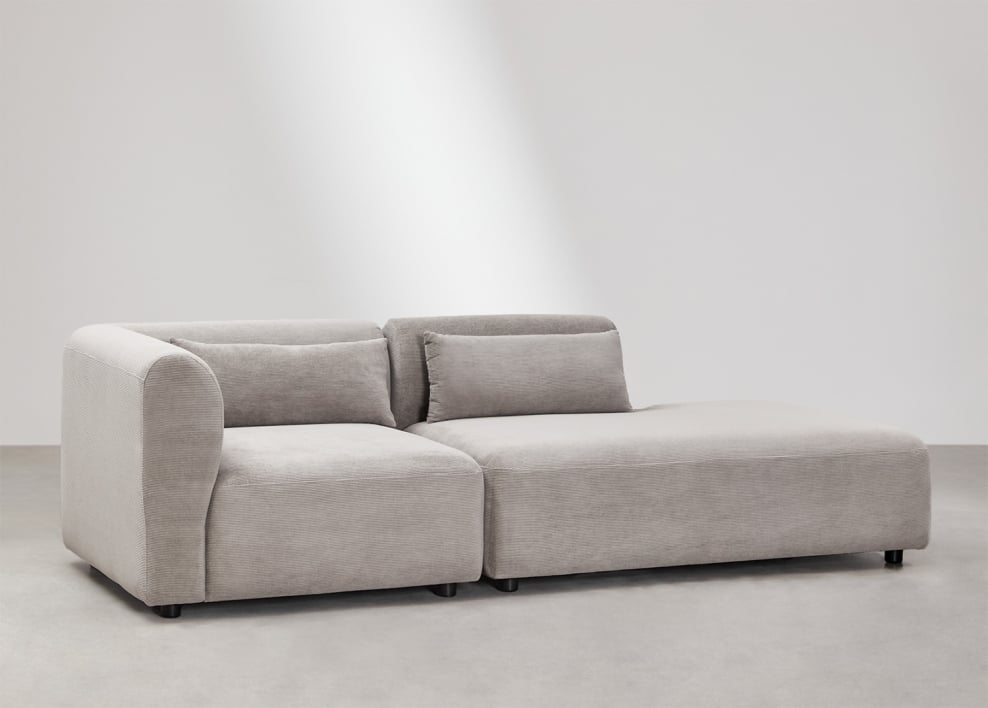 Fogler 2-częściowa narożna sofa modułowa z prawym szezlongiem