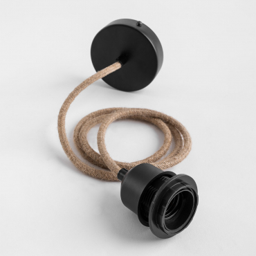 Kabel Do Lampy Sufitowej Coyle Czarna - Sklum