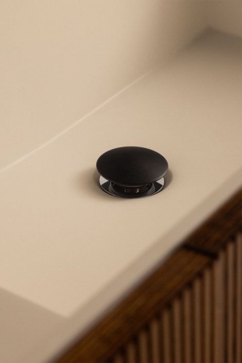 Zawór spustowy do zlewu Orveta Click-Clack ze stali nierdzewnej i mosiądzu