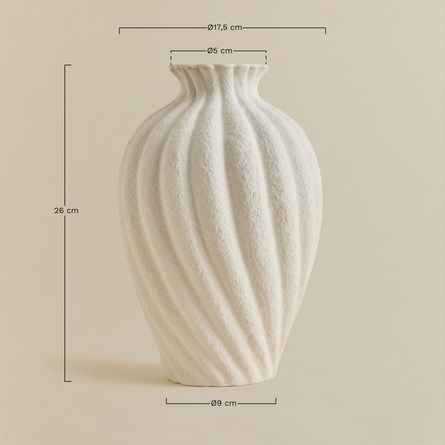 Wazon ceramiczny z Gruzji, rozmiary