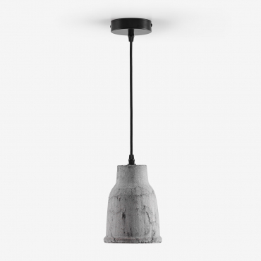 Lampa Sufitowa Z Terakoty (ř14 Cm) Sainza Jasnoszary - Sklum