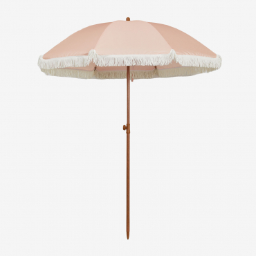 Parasol Miska Ø175 Cm Tkanina I Stal Rosa Palote | Daydream Pink - Sklum