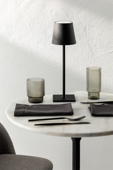 Bezprzewodowa lampa stołowa LED z żelaza Bolvir