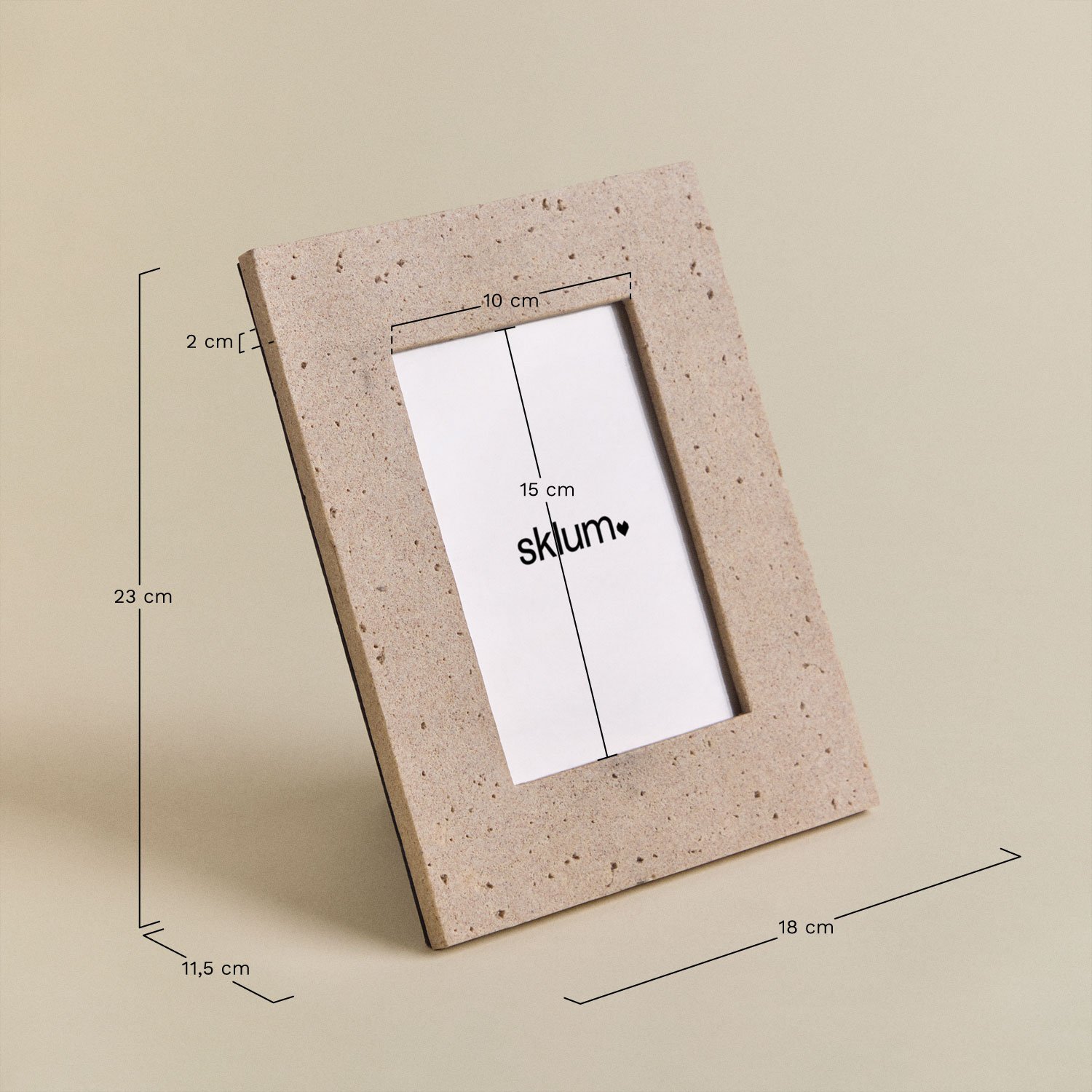 Ramka na zdjęcia z żywicy Balmeiden, rozmiary