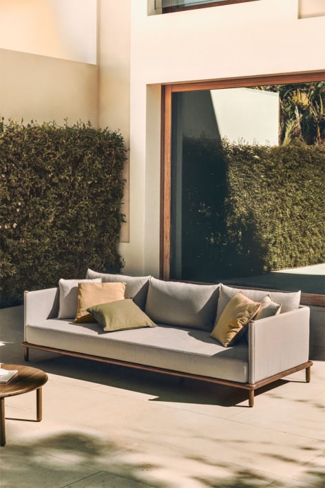 Sofa ogrodowa Olivia 3-osobowa z drewna akacjowego