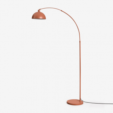Lampa Ogrodowa Stojąca Diala Z Żelaza Red Sienna & ↑200 Cm - Sklum