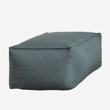 Pufa Ogrodowa 110x65 Cm Z Tkaniny Dojans Éter Zieleń - Sklum