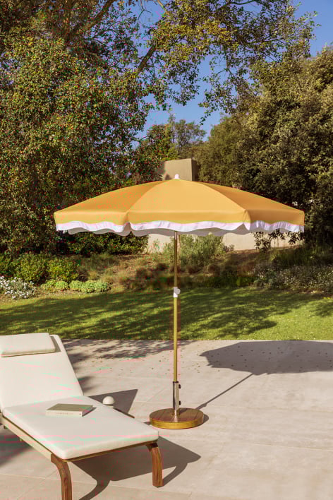 Parasol Jarko Ø230 cm z tkaniny i stali