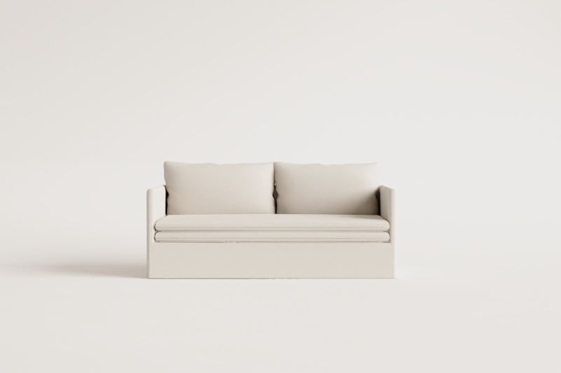 Sofa 3-osobowa z lnu i bawełny Grace