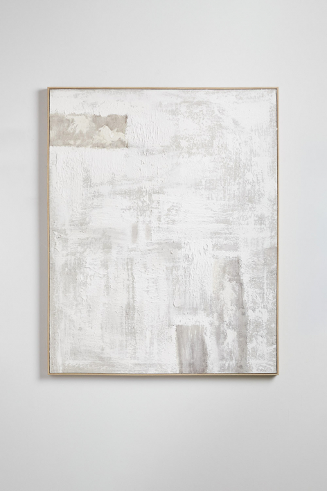 Obraz dekoracyjny 80x100 cm, ręcznie malowany na lnie z reliefem z gipsu Silvaret