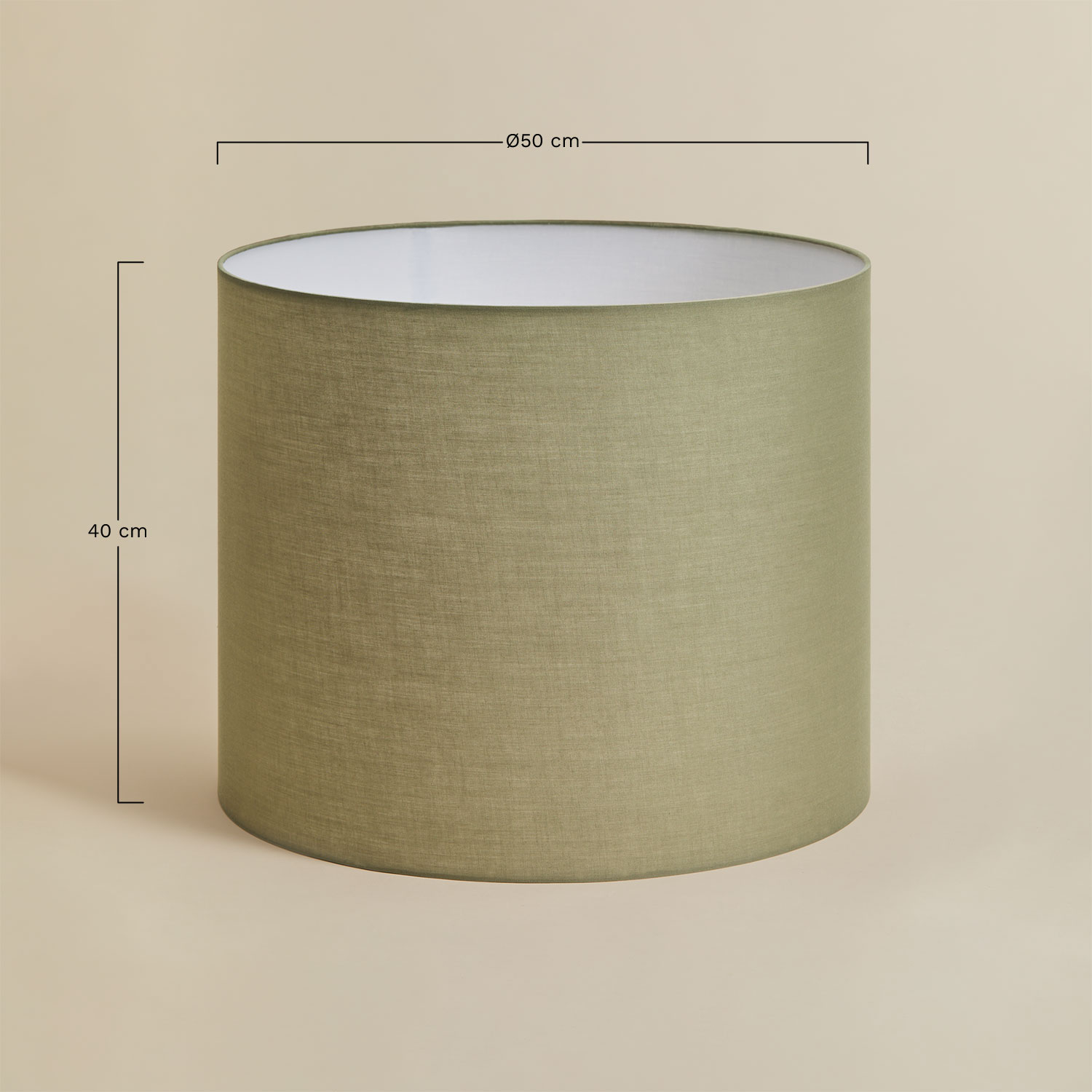 Arlina abażur do lampy z tkaniny, rozmiary