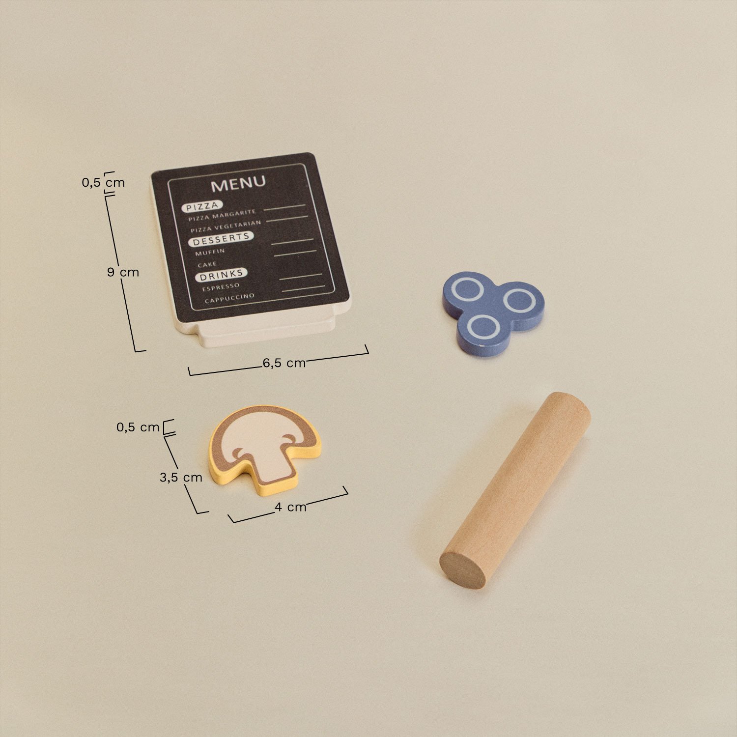 Drewniany piec do pizzy Bambelin Kids, rozmiary