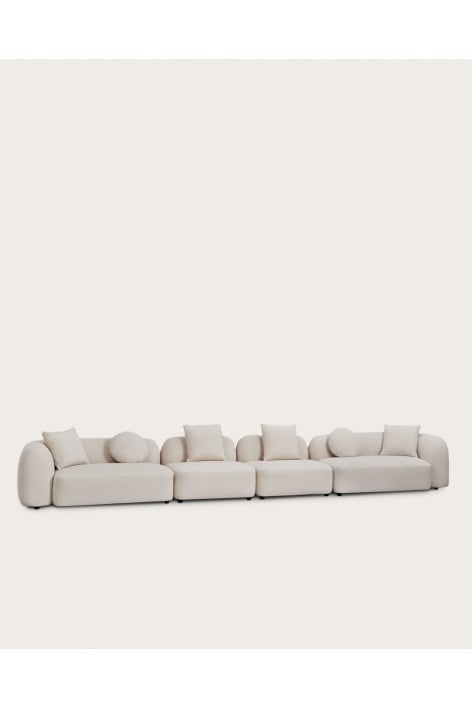 Modułowa sofa 4-częściowa z tkaniny Coco chenille