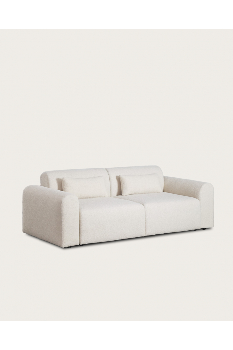 Dwuczęściowa sofa modułowa z obiciem Borjan