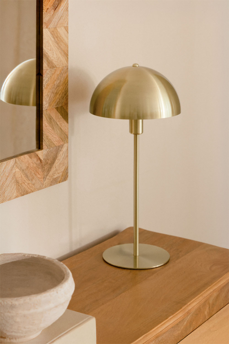 Lampa stołowa z żelaza Alnair - Złoto