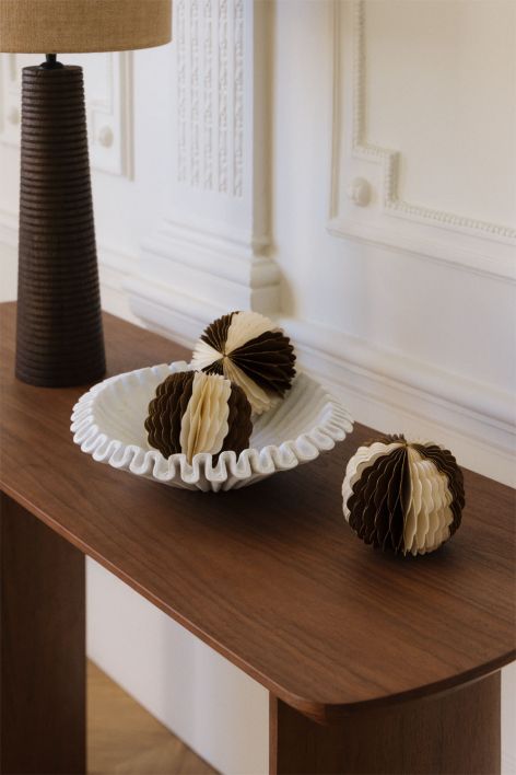 Opakowanie 3 ozdób choinkowych z papieru Briluma