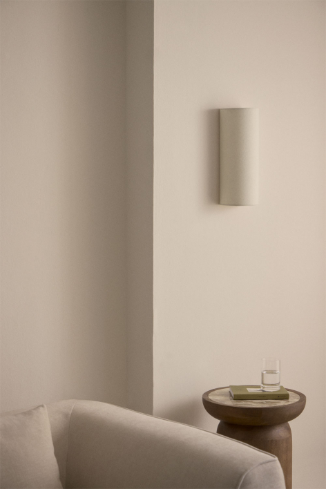 Kinkiet lniany Kiraz - Pościel Biała