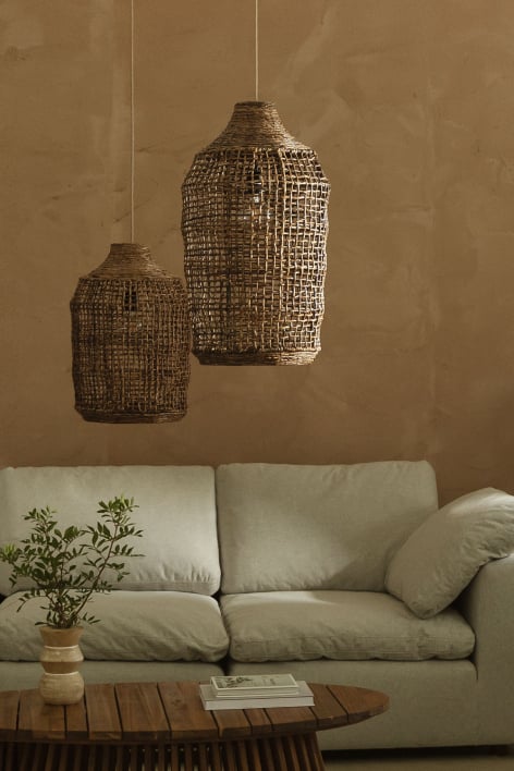 Lampa sufitowa wisząca Arantxa - Miel - Czarna