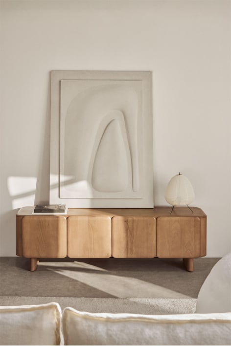 Mebel RTV z drewna mango Miller