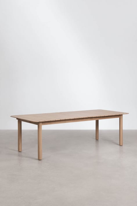 Rozkładany prostokątny stół jadalniany 250-310x105 cm z drewna akacjowego Duala