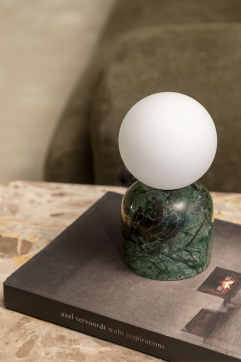 Lampa stołowa z naturalnego kamienia Tumkur