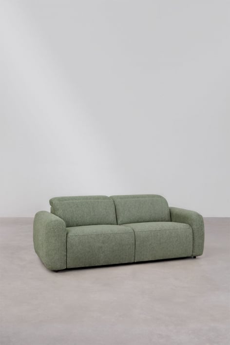 Sofa dwuosobowa rozkładana i elektryczna tapicerowana Peggy