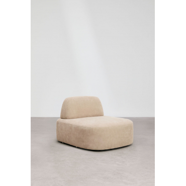 Centralny Moduł Do Tapicerowanej Sofy Modułowej Giorgia Jasnobrązowy Szenilowy - Sklum