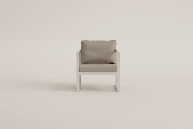 Fotel ogrodowy z aluminium Lipov