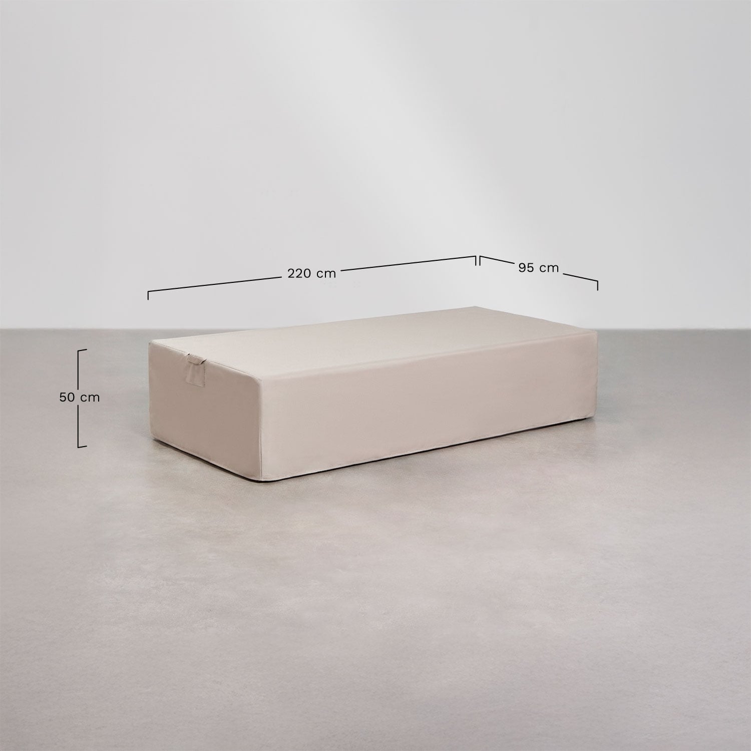 Pokrowiec ochronny na leżak Otley, rozmiary