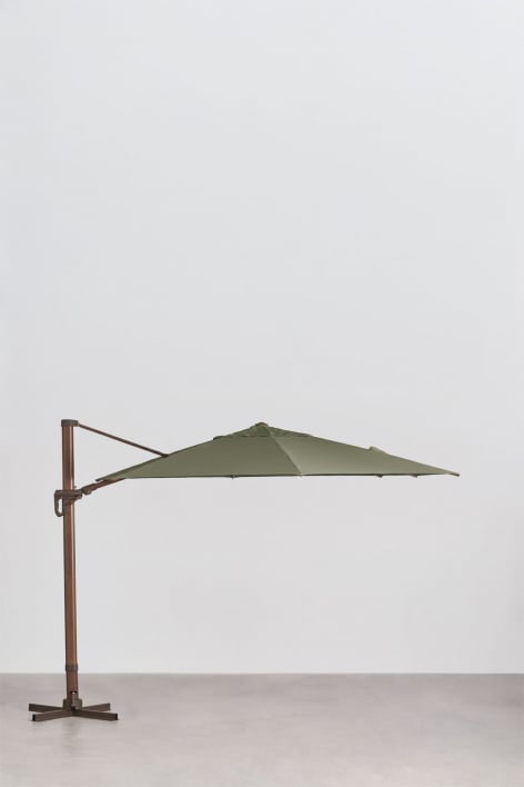 Parasol 290 cm z tkaniny i aluminium Cannes