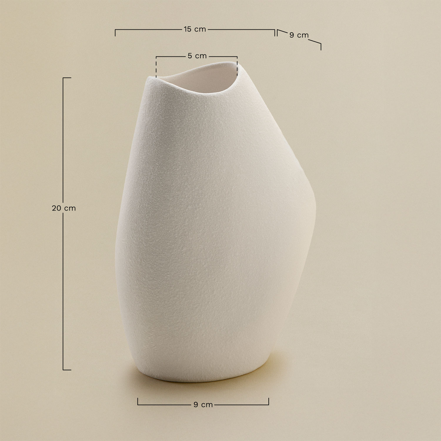 Wazon ceramiczny Zeltino, rozmiary
